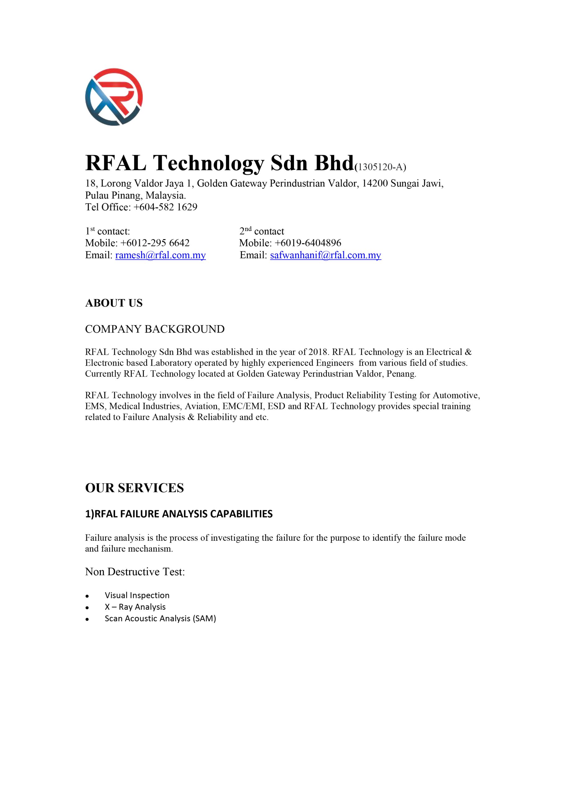 RFAL TECHNOLOGY SDN BHD