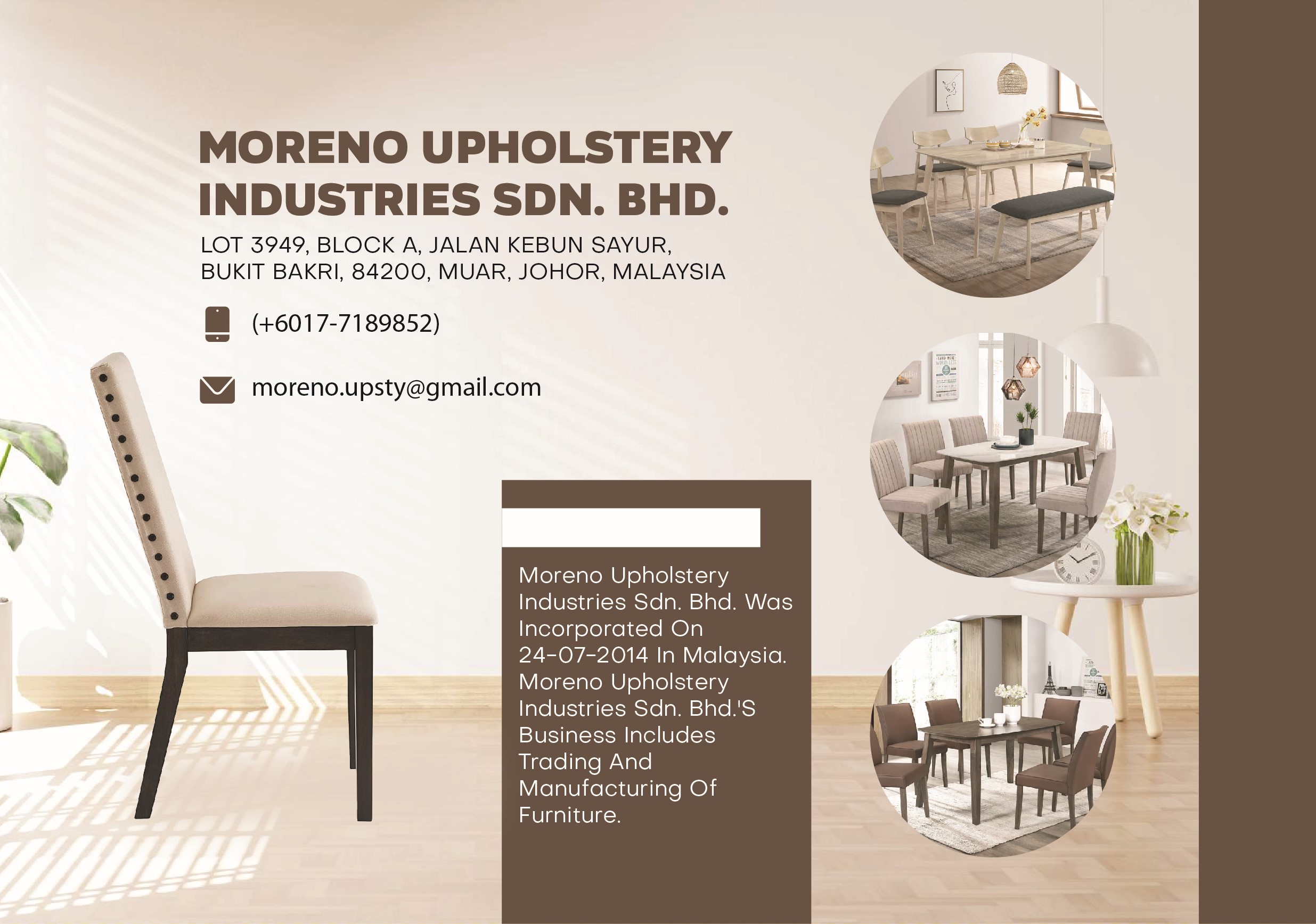 MORENO UPHOLSTERY INDUSTRIES SDN. BHD.