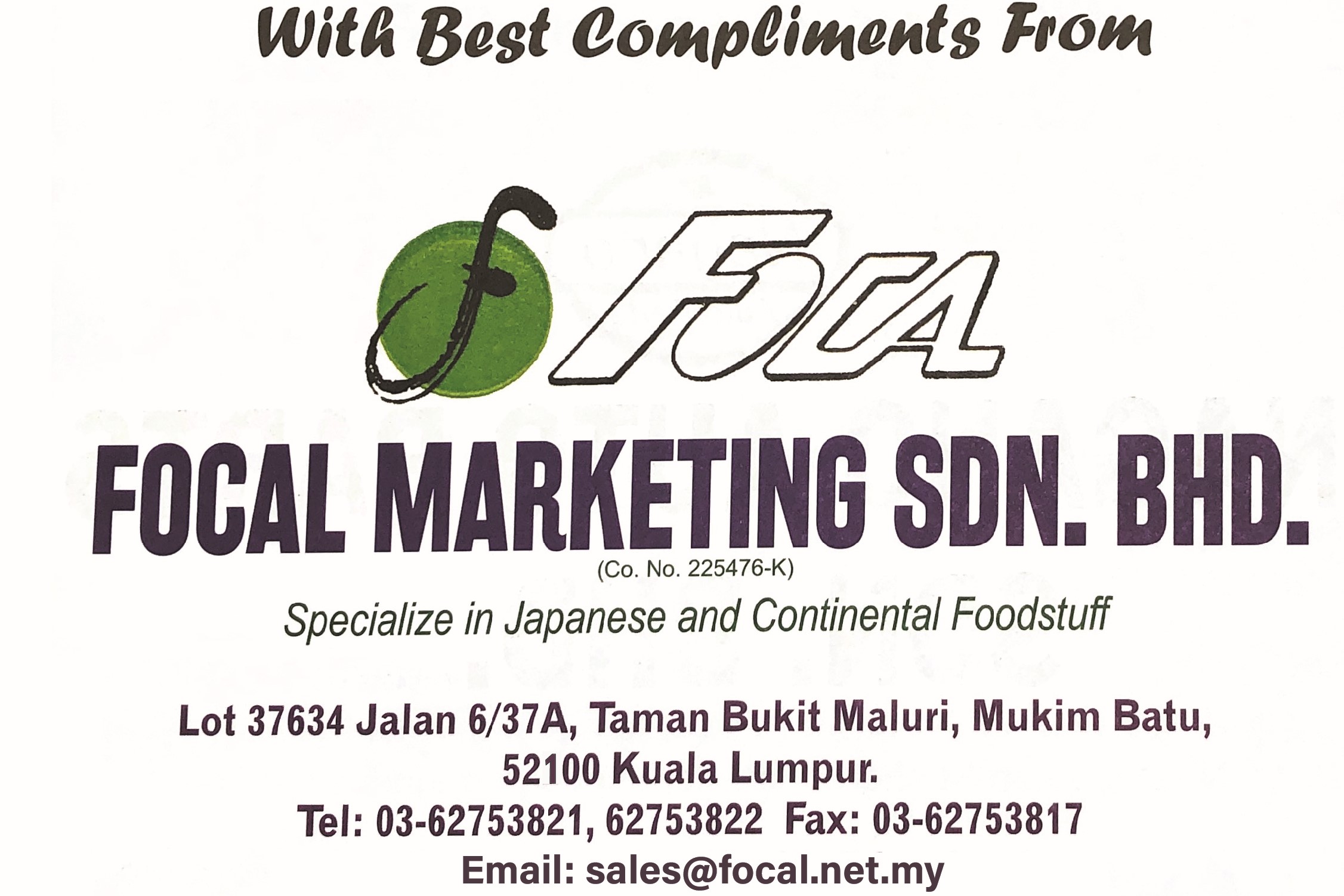 FOCAL MARKETING SDN. BHD.