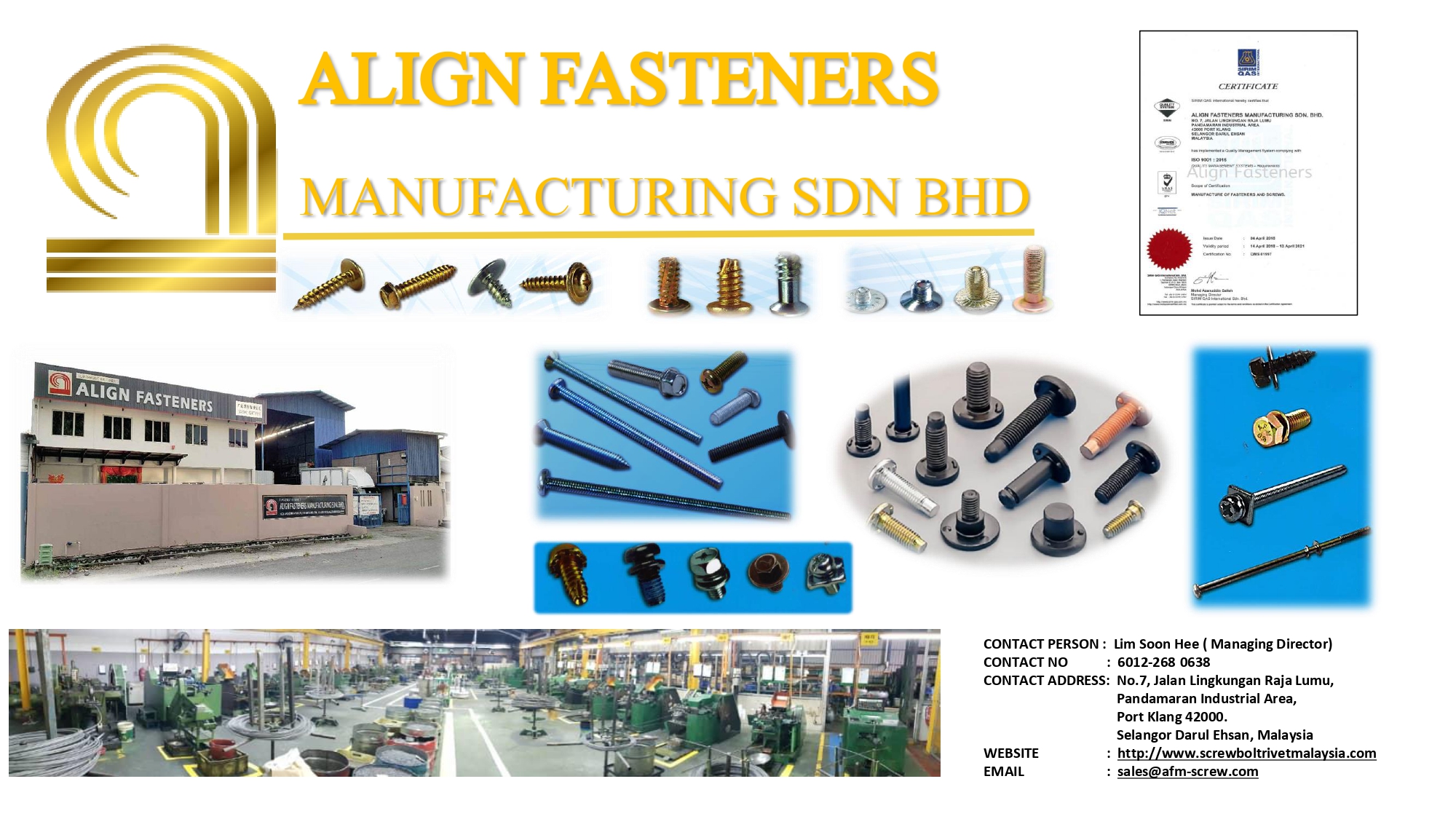 ALIGN FASTENERS MANUFACTURING SDN. BHD.