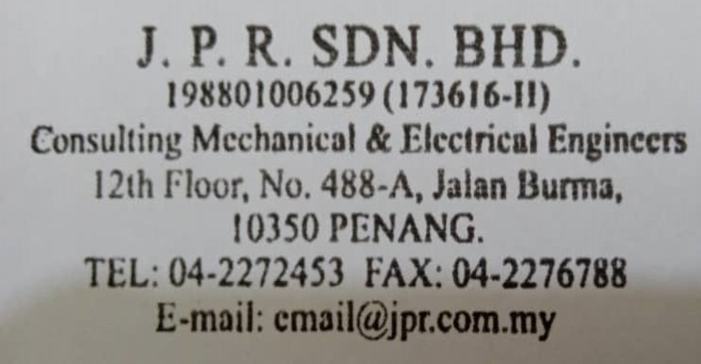 J.P.R. SDN. BHD.