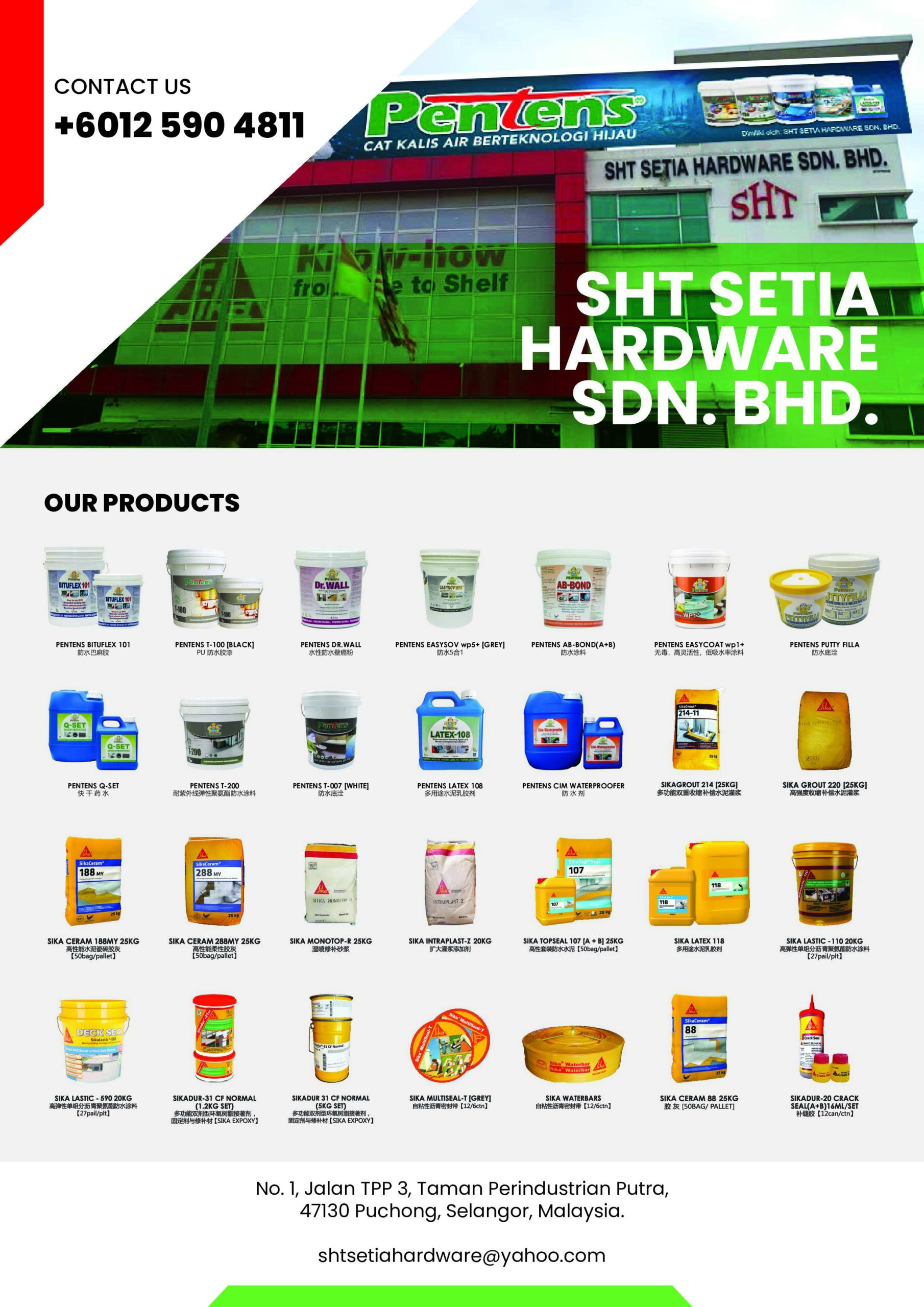 SHT SETIA HARDWARE SDN. BHD.