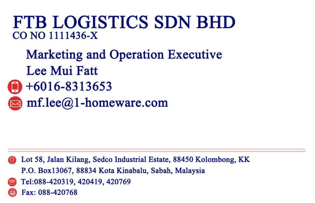 FTB LOGISTICS SDN. BHD.