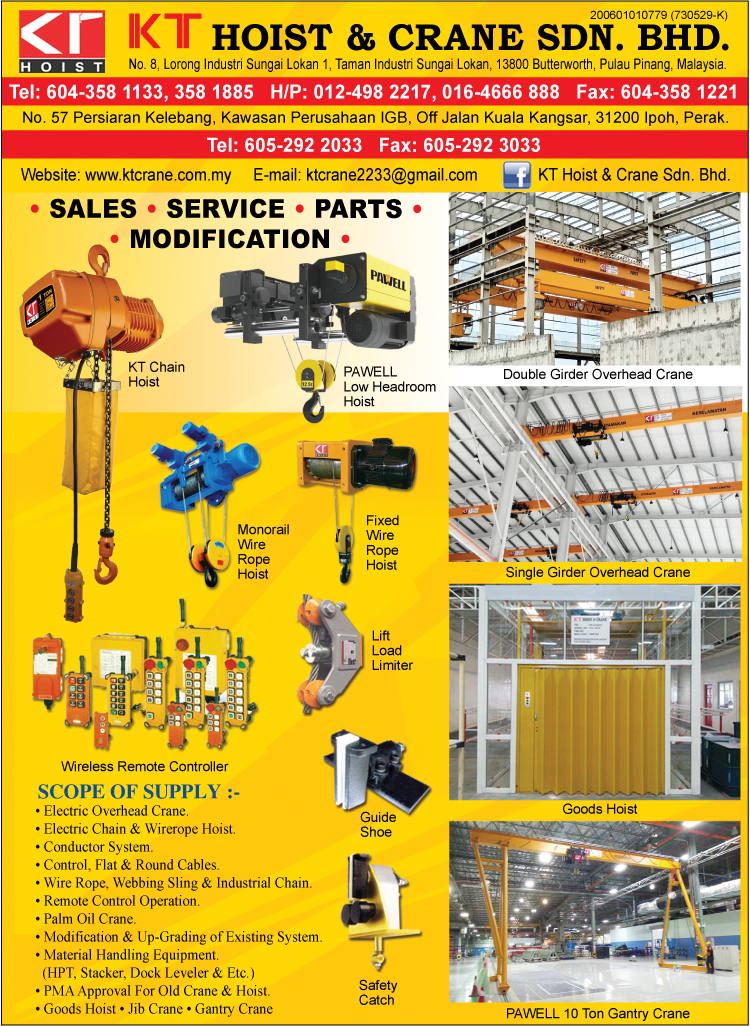 KT HOIST AND CRANE SDN. BHD.