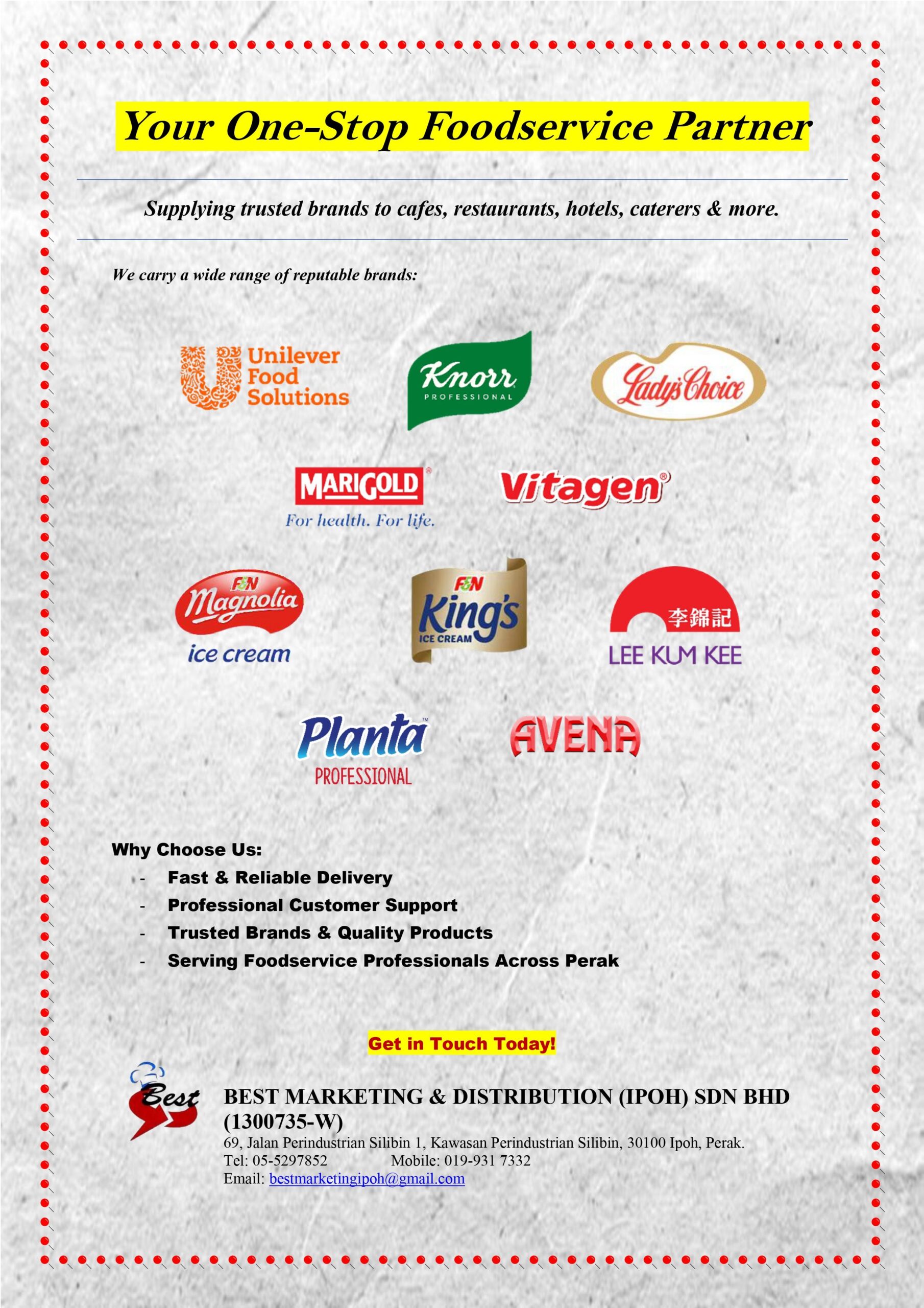 BEST MARKETING & DISTRIBUTION (IPOH) SDN. BHD.