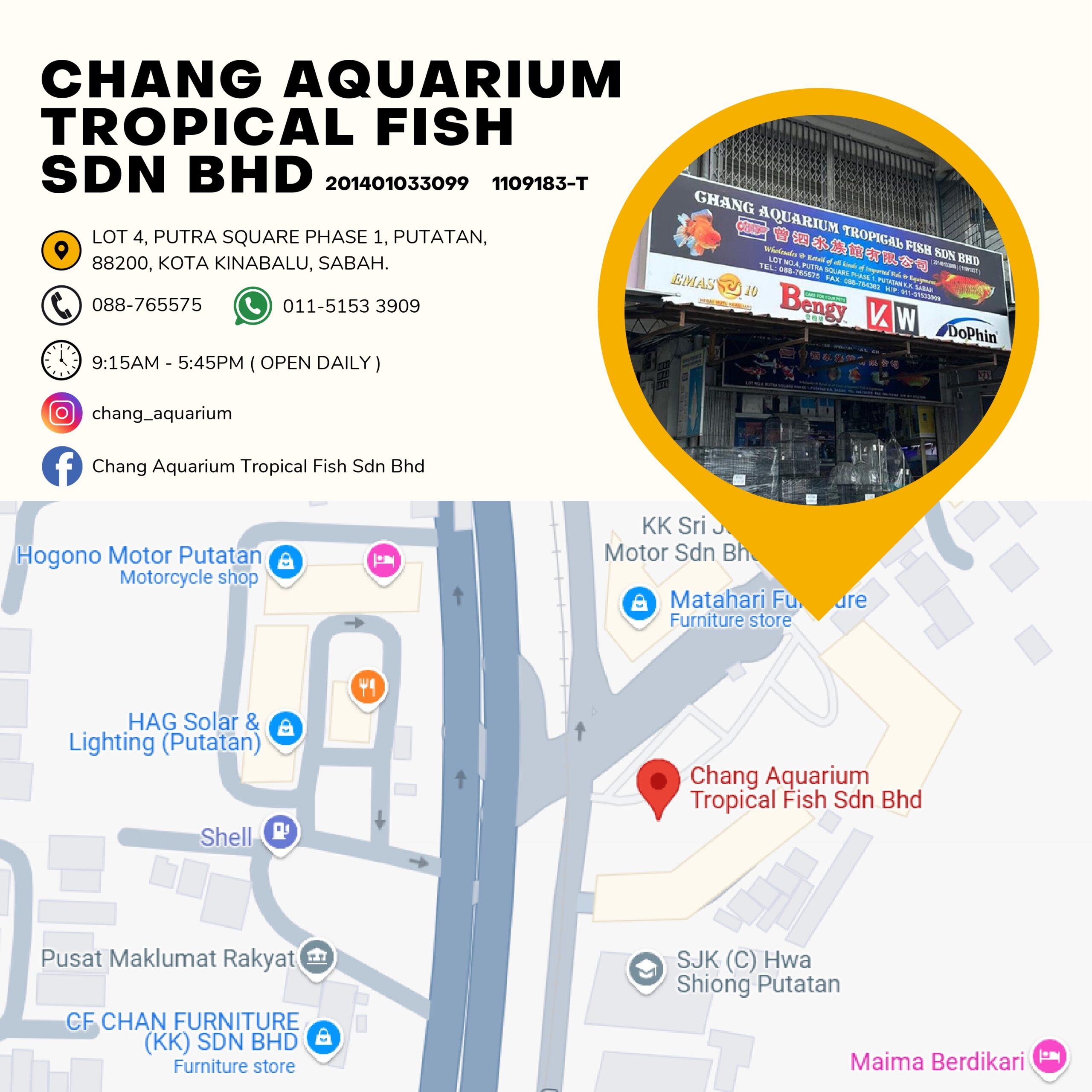 CHANG AQUARIUM TROPICAL FISH SDN. BHD.