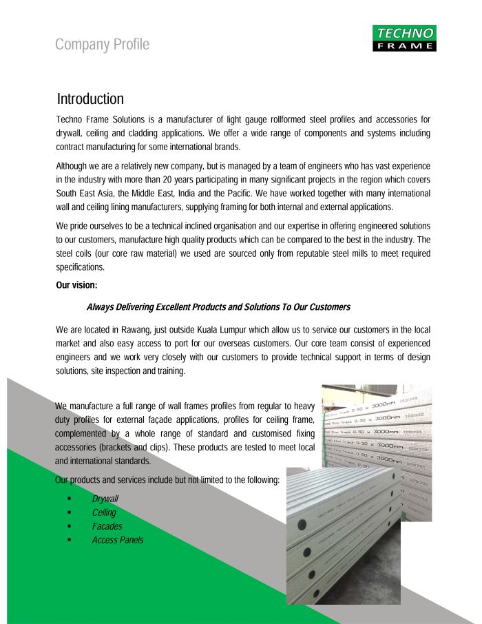 TECHNO FRAME SOLUTIONS SDN. BHD.