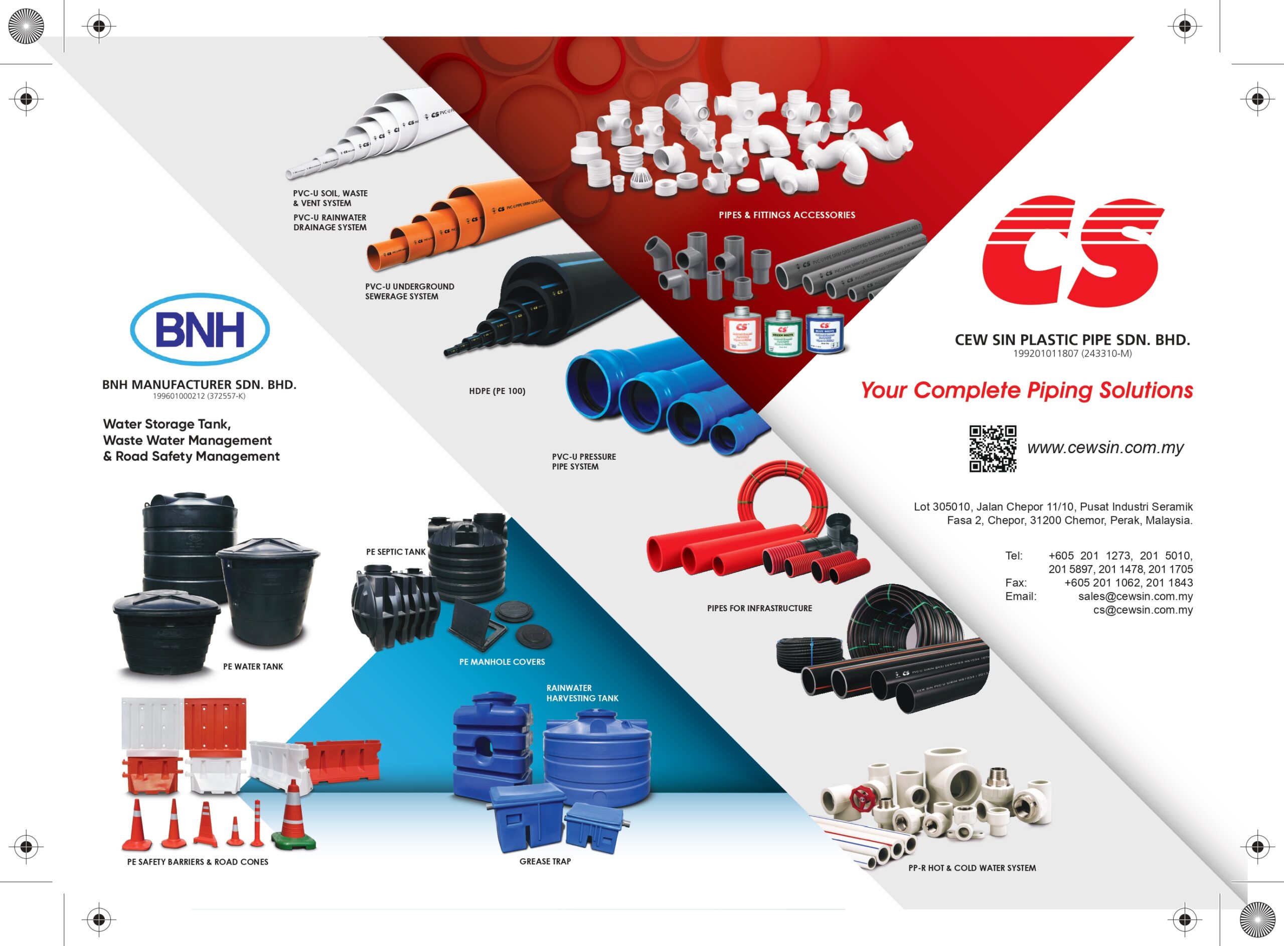 CEW SIN PLASTIC PIPE SDN. BHD.