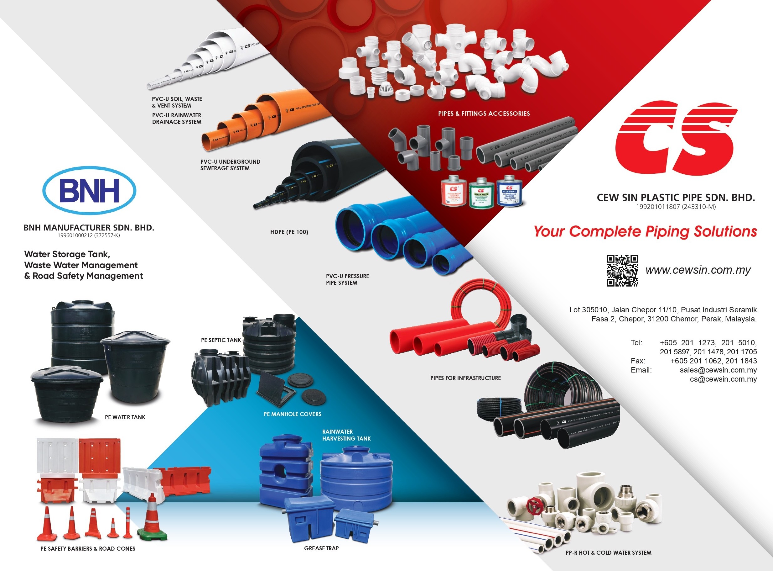 CEW SIN PLASTIC PIPE SDN. BHD.