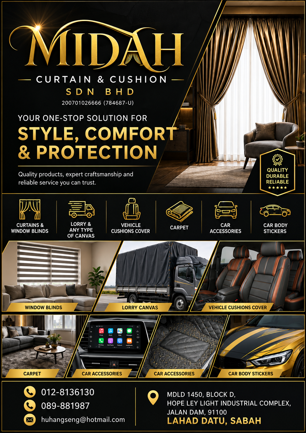MIDAH CURTAIN & CUSHION SDN. BHD.