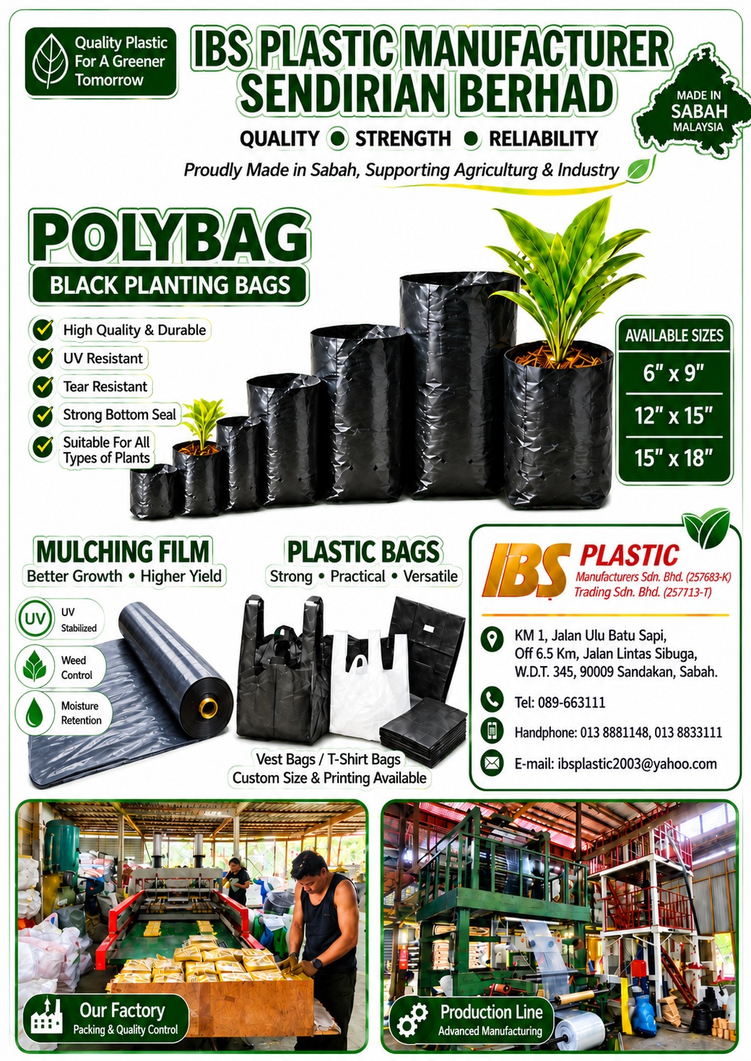 IBS PLASTIC MANUFACTURERS SDN. BHD.